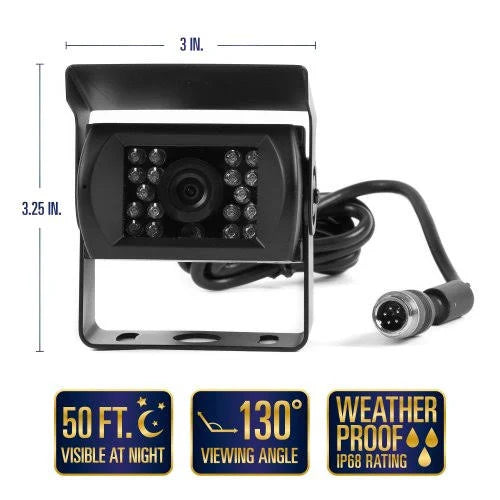 Rear View CCD Back Up Camera with 18 Built in Infra-reds Y96654