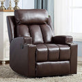 Leather Recliner Chair with 2 Cup Holders Single Sofa U702