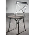 Antique Zinc/Gray Solid Wood Dining Chair M9813
