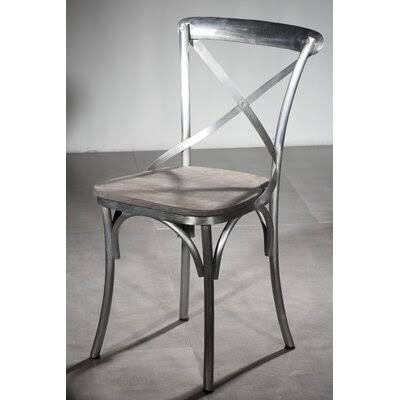 Antique Zinc/Gray Solid Wood Dining Chair M9813