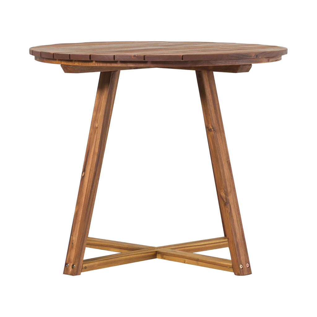30” Solid Acacia Wood Outdoor Dining Table K1219