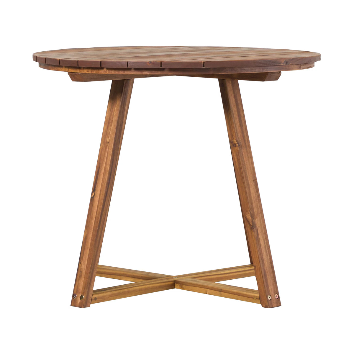 30” Solid Acacia Wood Outdoor Dining Table K1219