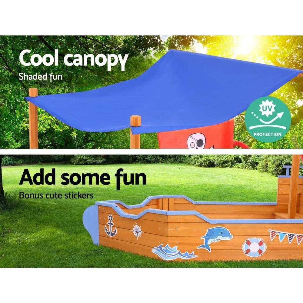 Boat Sand Pit with Canopy F2077