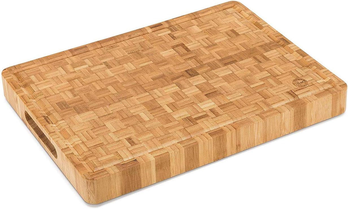 End Grain Bamboo Cutting Board, Extra Large, Pack of 2 S351032