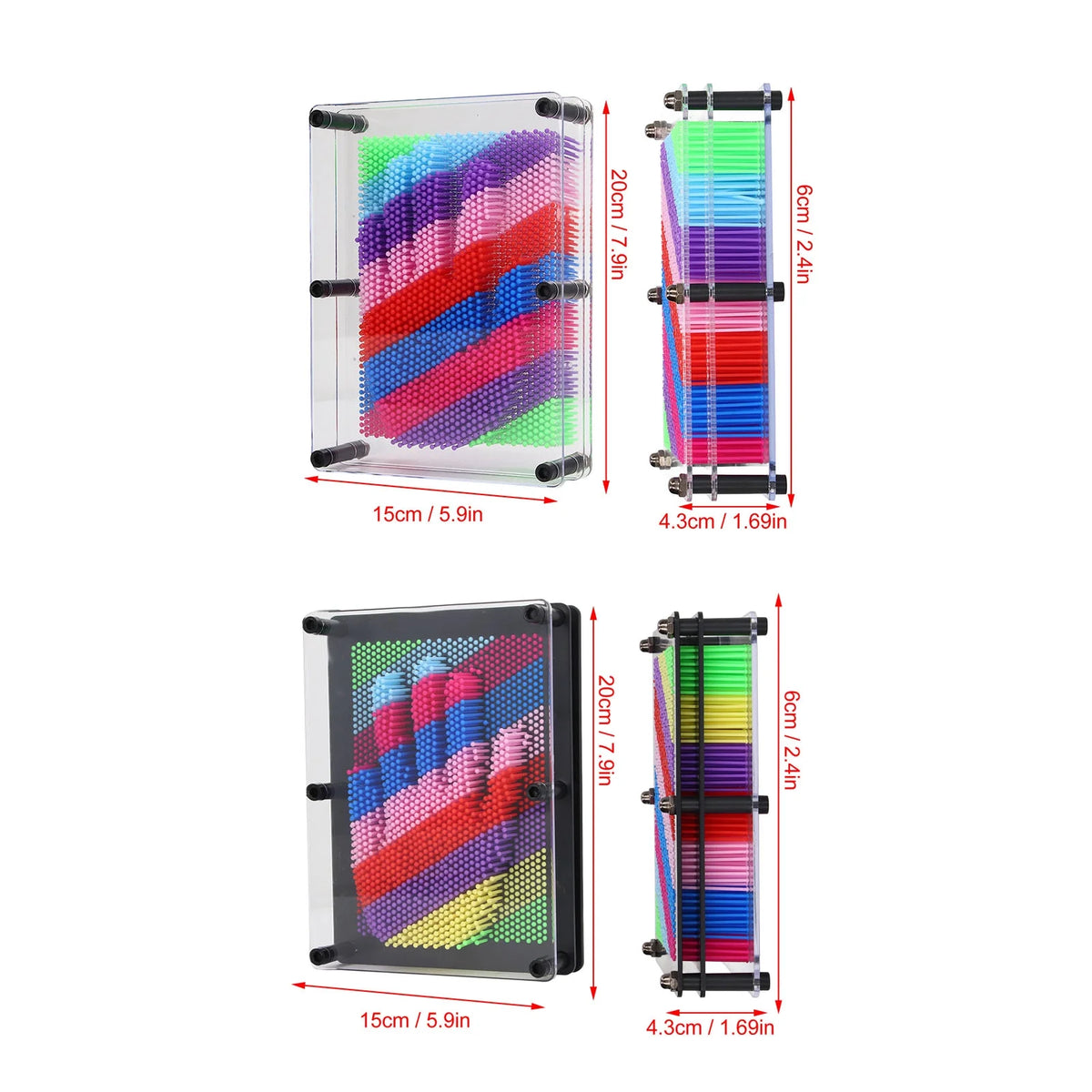 3d Pin Art Toy Needle Board D330915