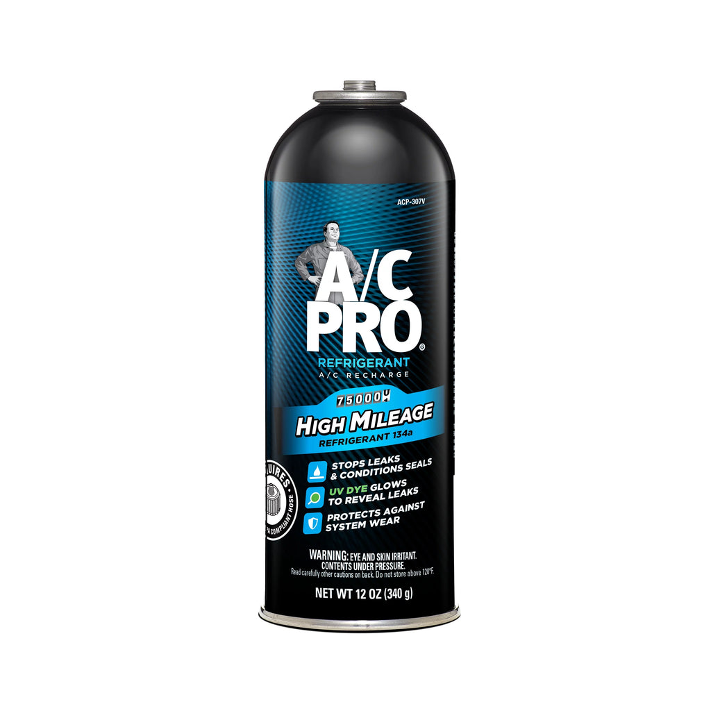 High Mileage R-134a Auto Air Conditioner Refrigerant 12oz E7113