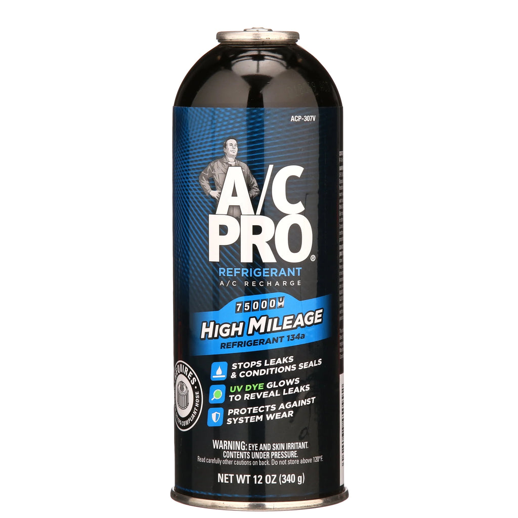 High Mileage R-134a Auto Air Conditioner Refrigerant 12oz E7113