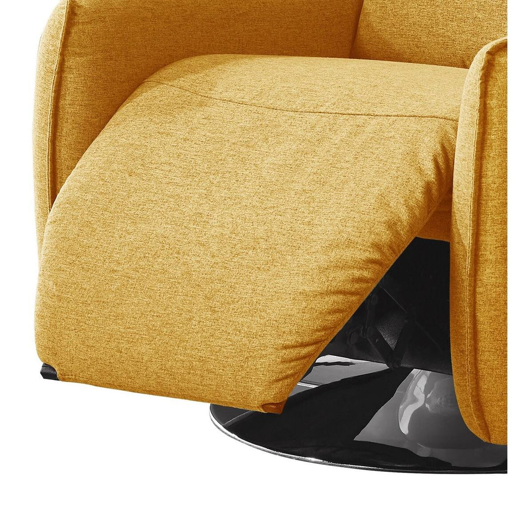 Yellow Swivel Reclining Lounge Chair A824