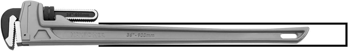 Aluminum Pipe Wrench 36-Inch Heavy Duty Straight Pipe Wrench Pack of 2 S8415