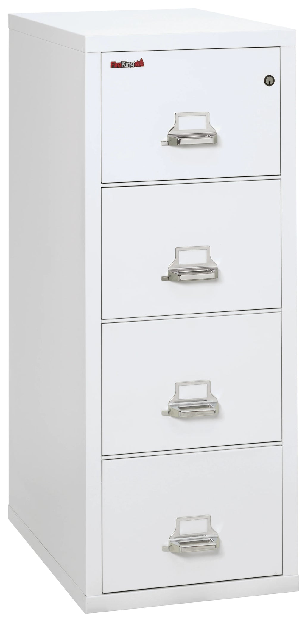 Arctic White 4 Drawer Fire Resistant File Cabinet Q1015