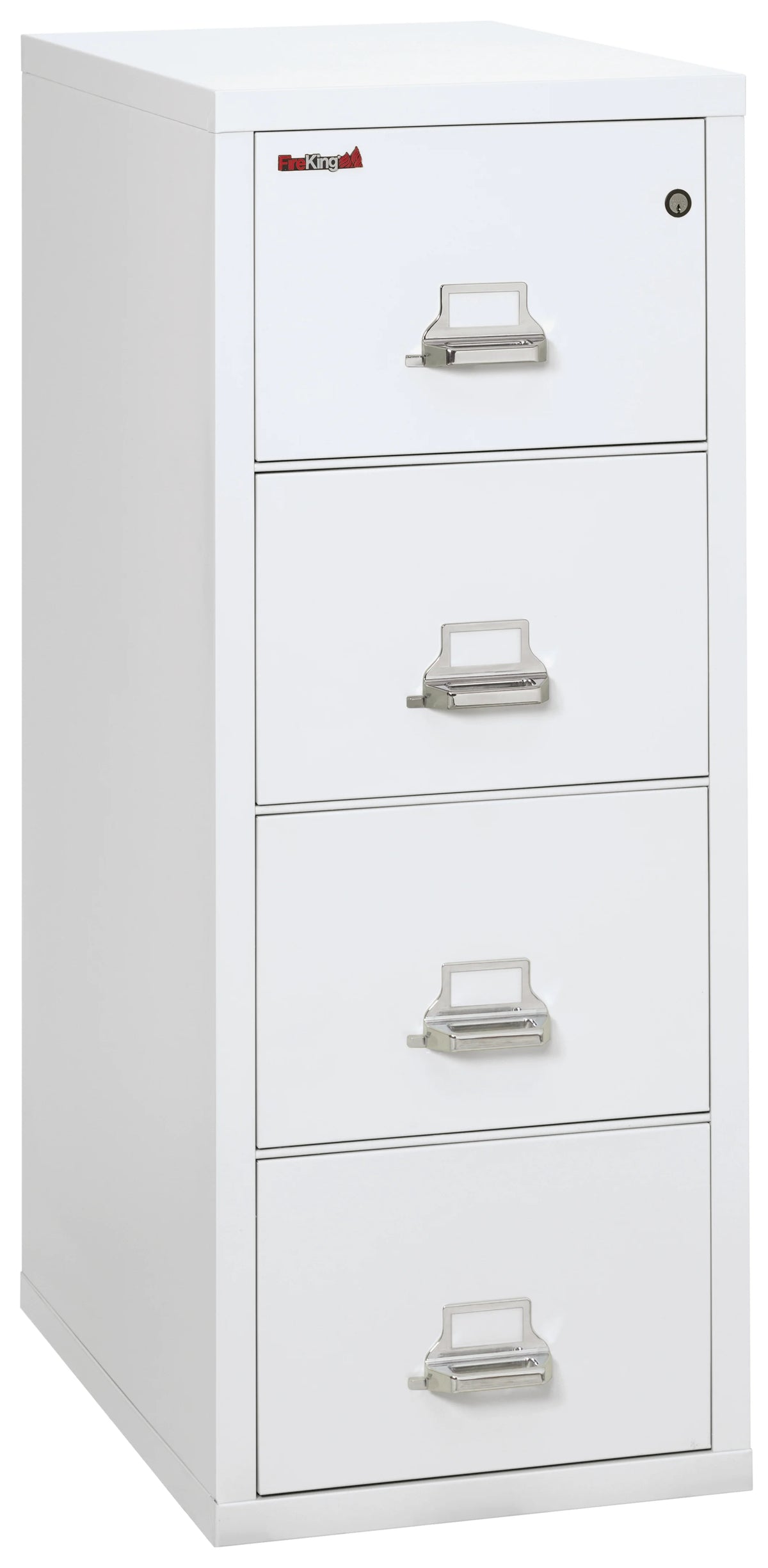Arctic White 4 Drawer Fire Resistant File Cabinet Q1015