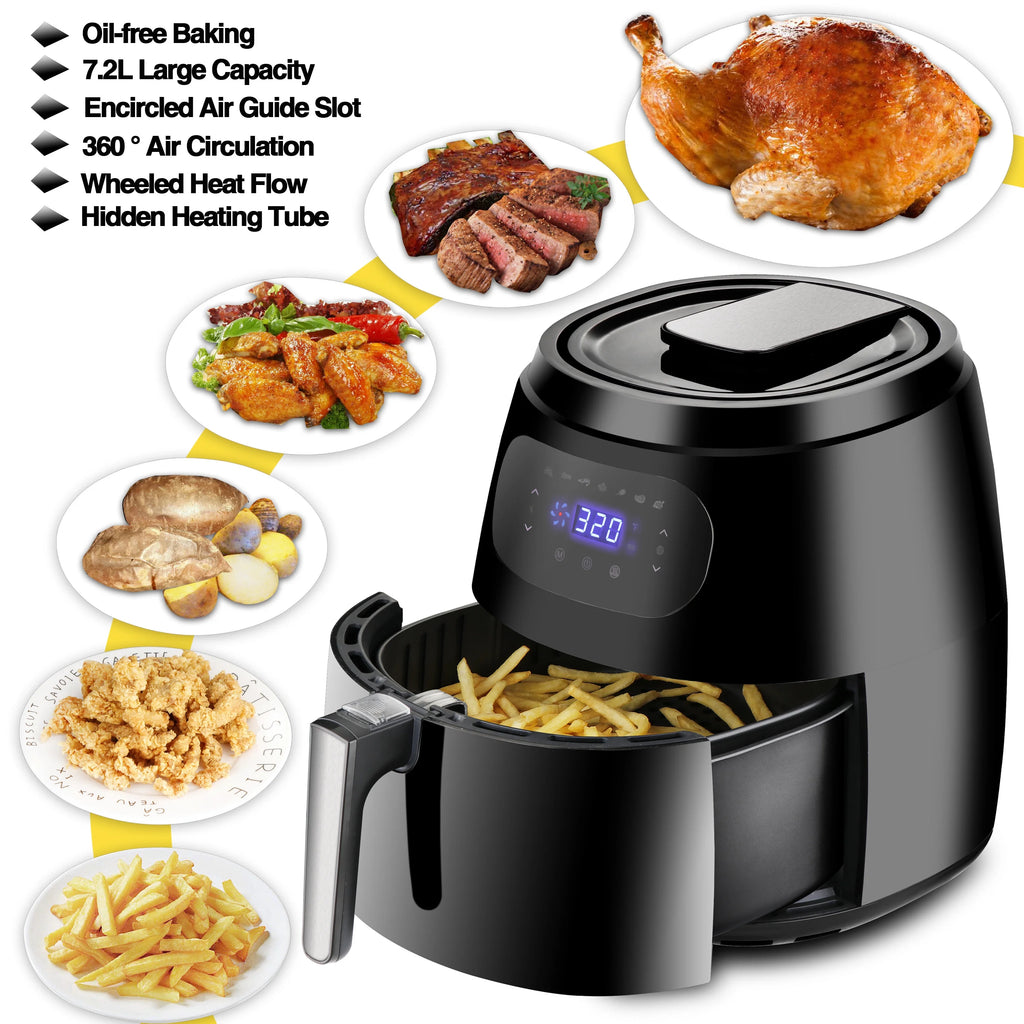 1700W Digital Multi-Functional Air Fryer 7.6 Qt Z72769