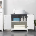 White Under Sink Storage Cabinet B80210