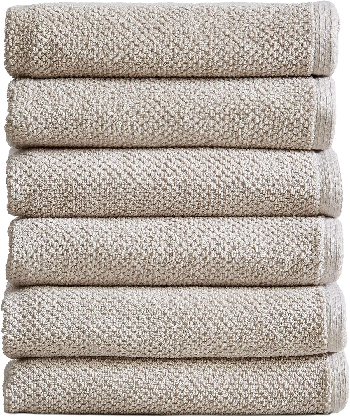 Light Grey Set of 4 Cotton Quick-Dry Bath Towels I159