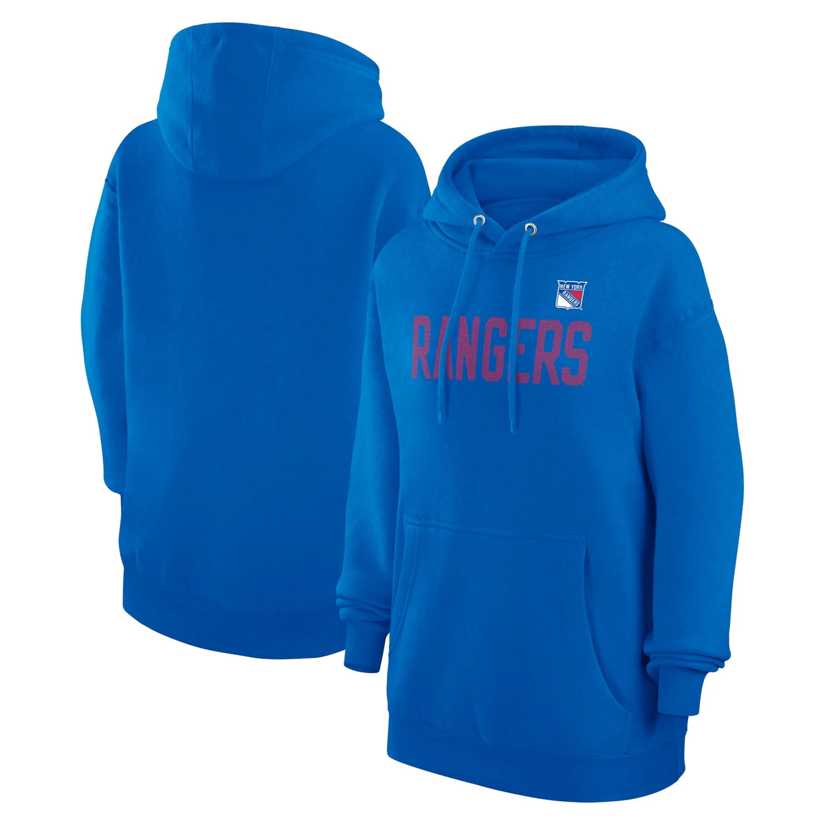Blue Dot Print Pullover Hoodie P211