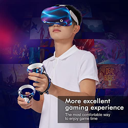 VR Accessory Set with Controller Grip Leather Cover, Shell Cover, Face Cover N42794