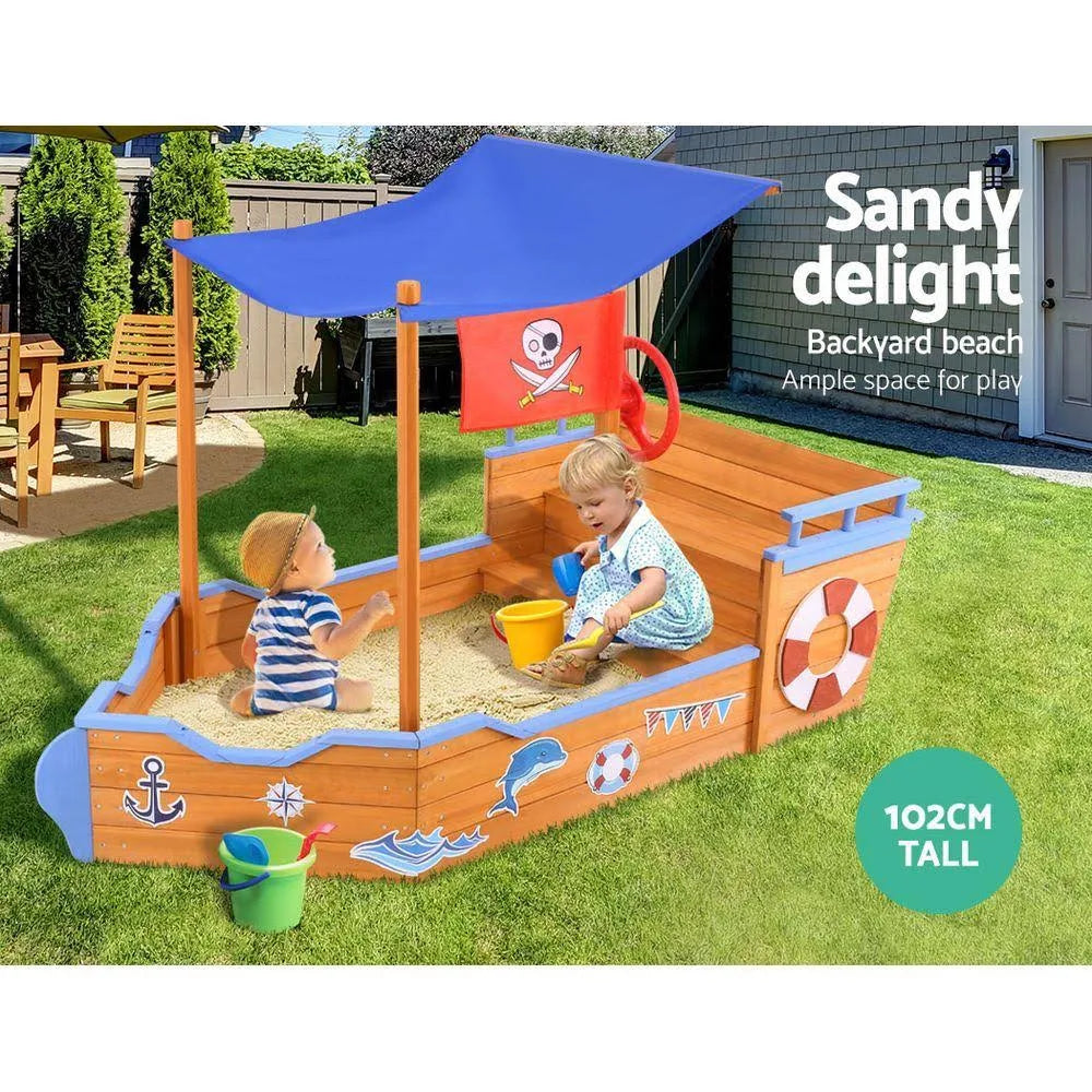 Boat Sand Pit with Canopy F2077