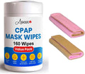 Unscented CPAP Mask Wipes with 2 Fleece Covers W588475