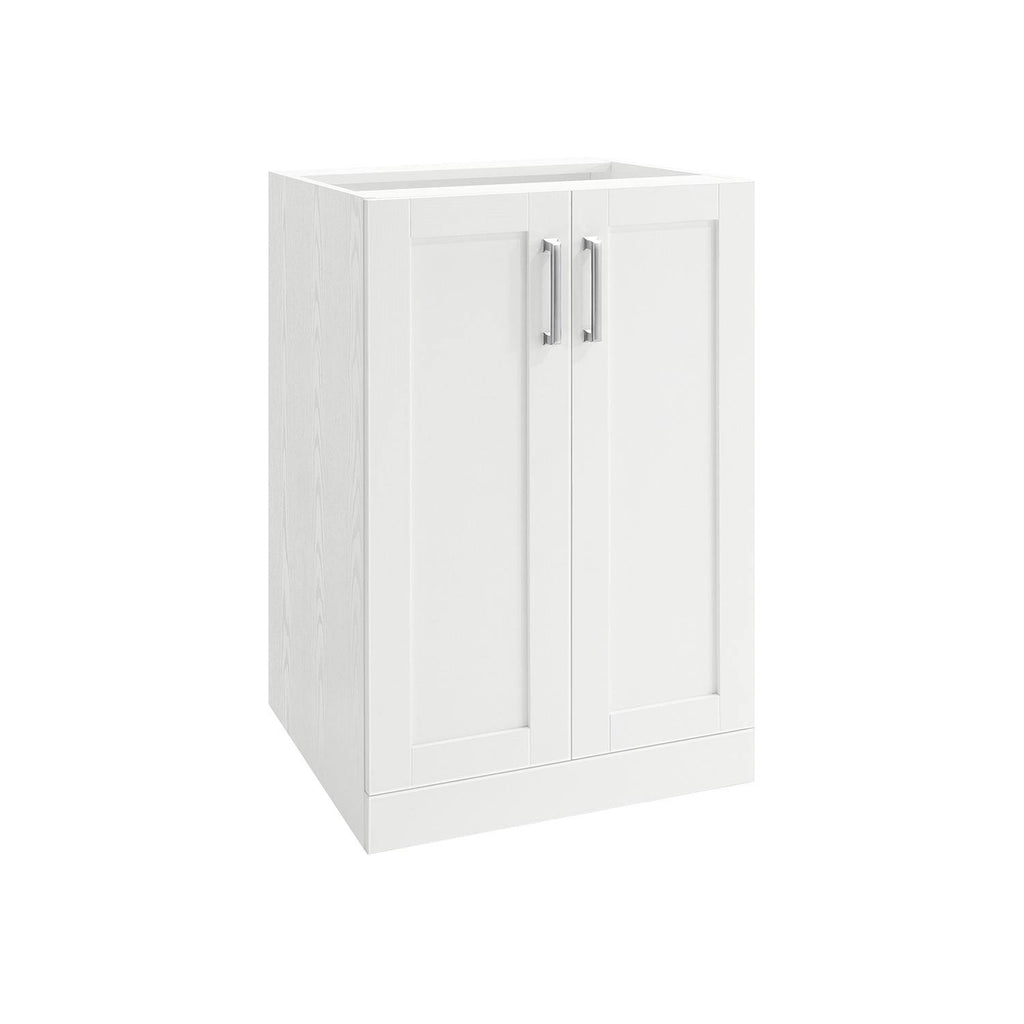 White 2-Door Home Bar Cabinet J758884