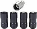 Wheel Lock Nut Set, 4 Pack, Cone Seat, M14 x 1.5, 21mm & 22mm Dual Hex, Black L140890