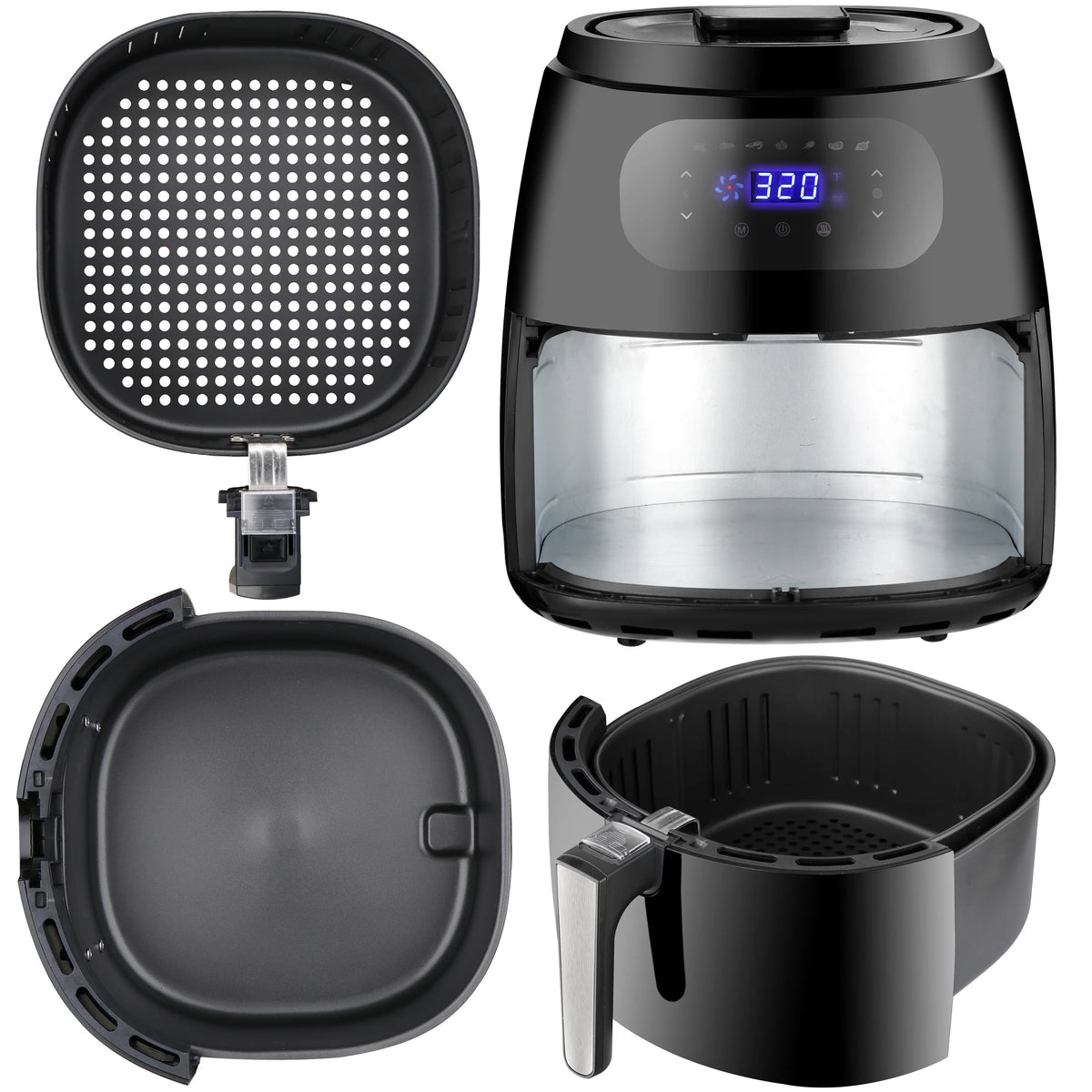 1700W Digital Multi-Functional Air Fryer 7.6 Qt Z72769