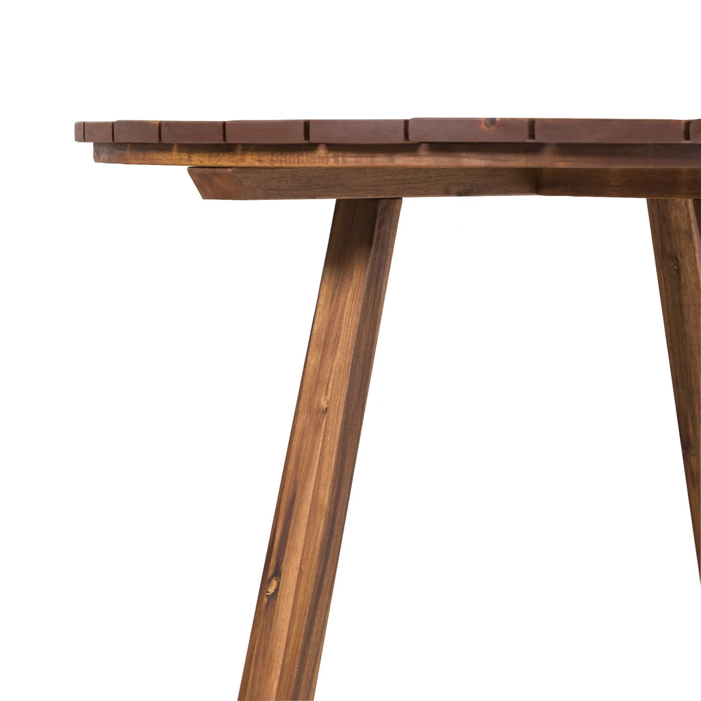 30” Solid Acacia Wood Outdoor Dining Table K1219