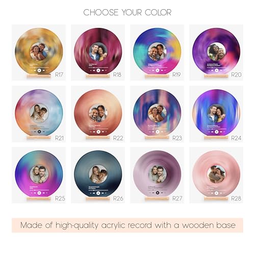 Decorative Vinyl Record with Custom Photo F257