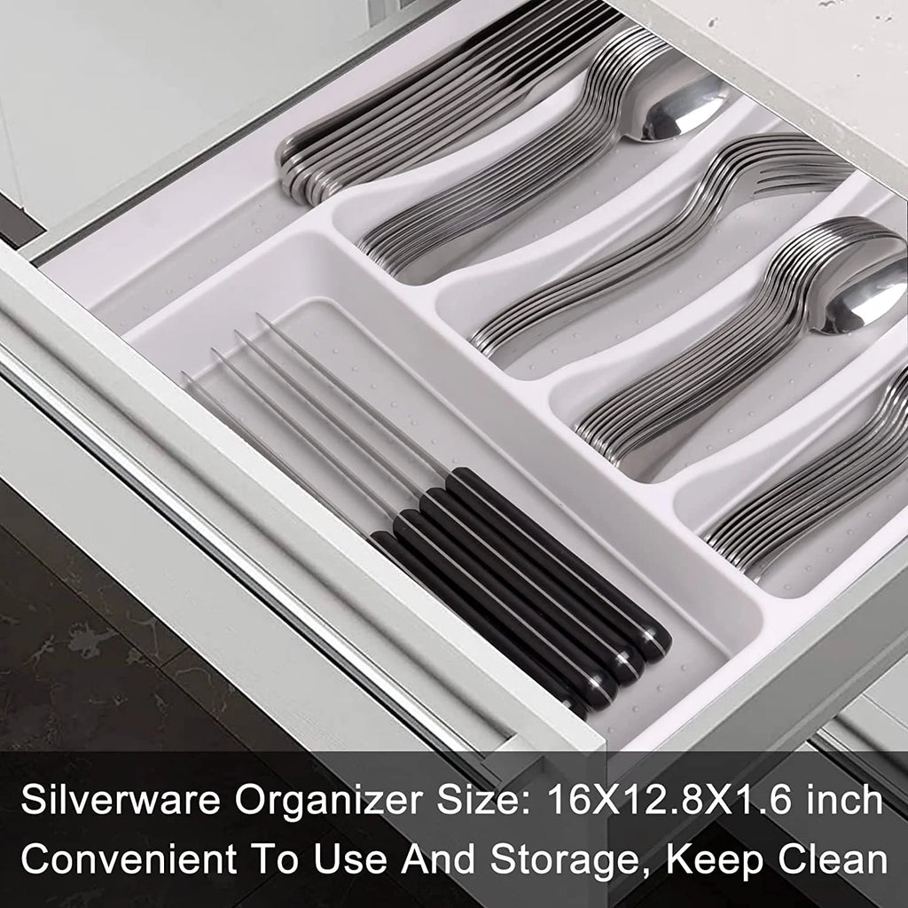 49-Piece Stainless Steel Silverware Set with Organizer O5008