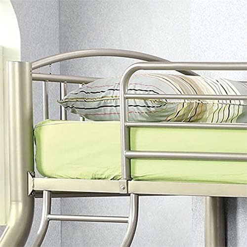 Metallic Gold Metal Twin Over Full Bunk Bed Q7606