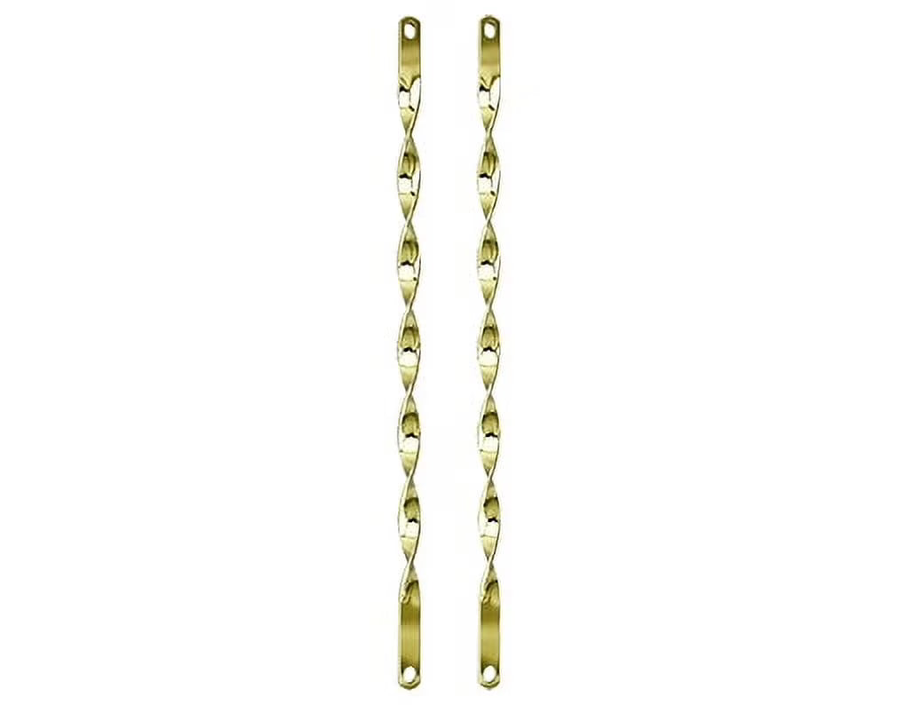 26" Twisted Fork Bars Gold Z8414
