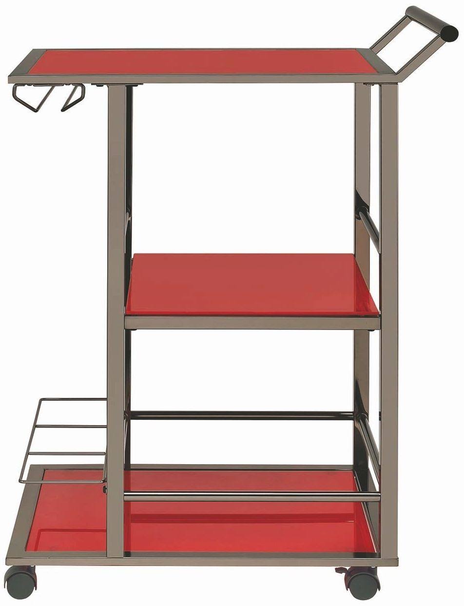 Red Serving Cart F579988