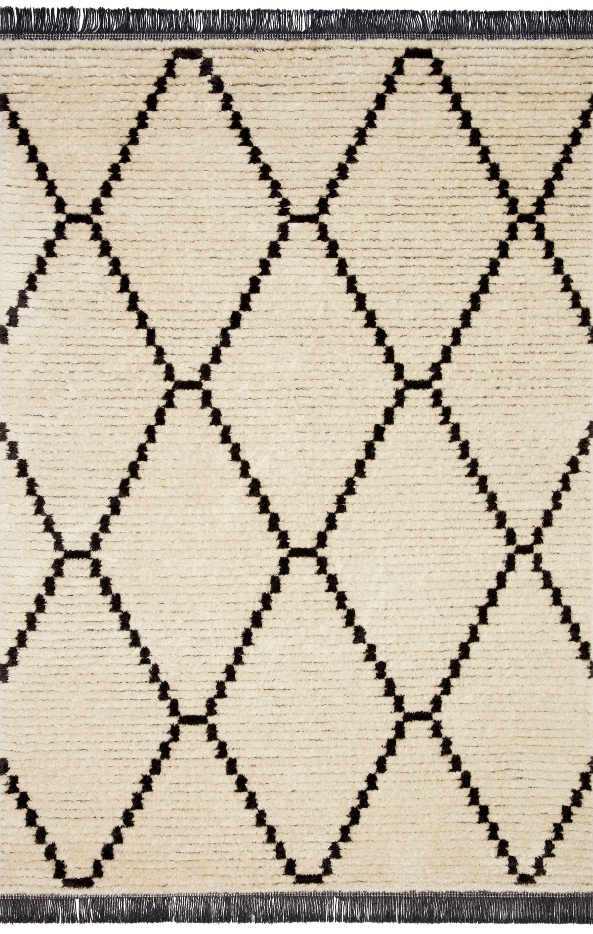 Cream Charcoal Rug 7'9 x 10' I967810