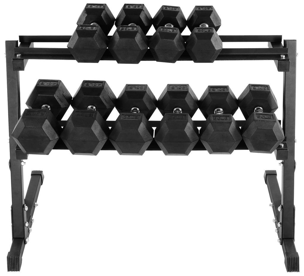 150 LB Dumbbell Set with A-Frame Rack O67347