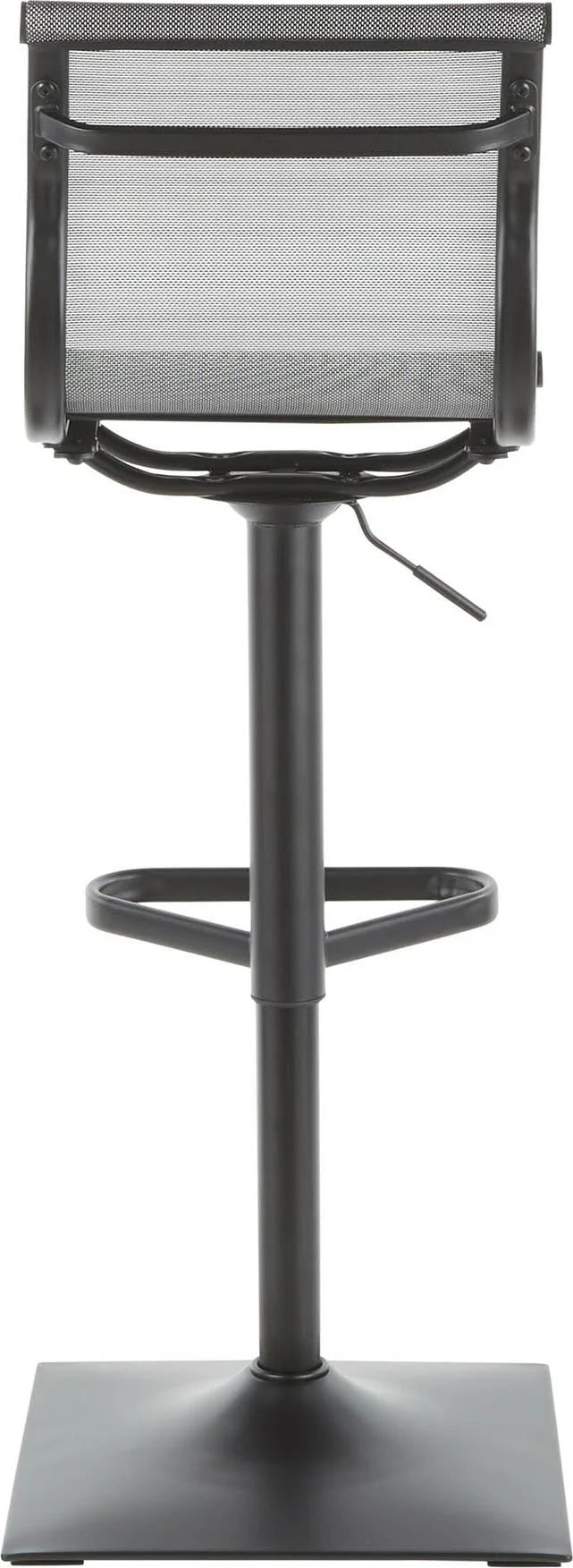 Black Silver Barstool E5388