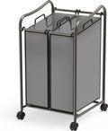 2 Bags Laundry Sorter Dark Grey C882
