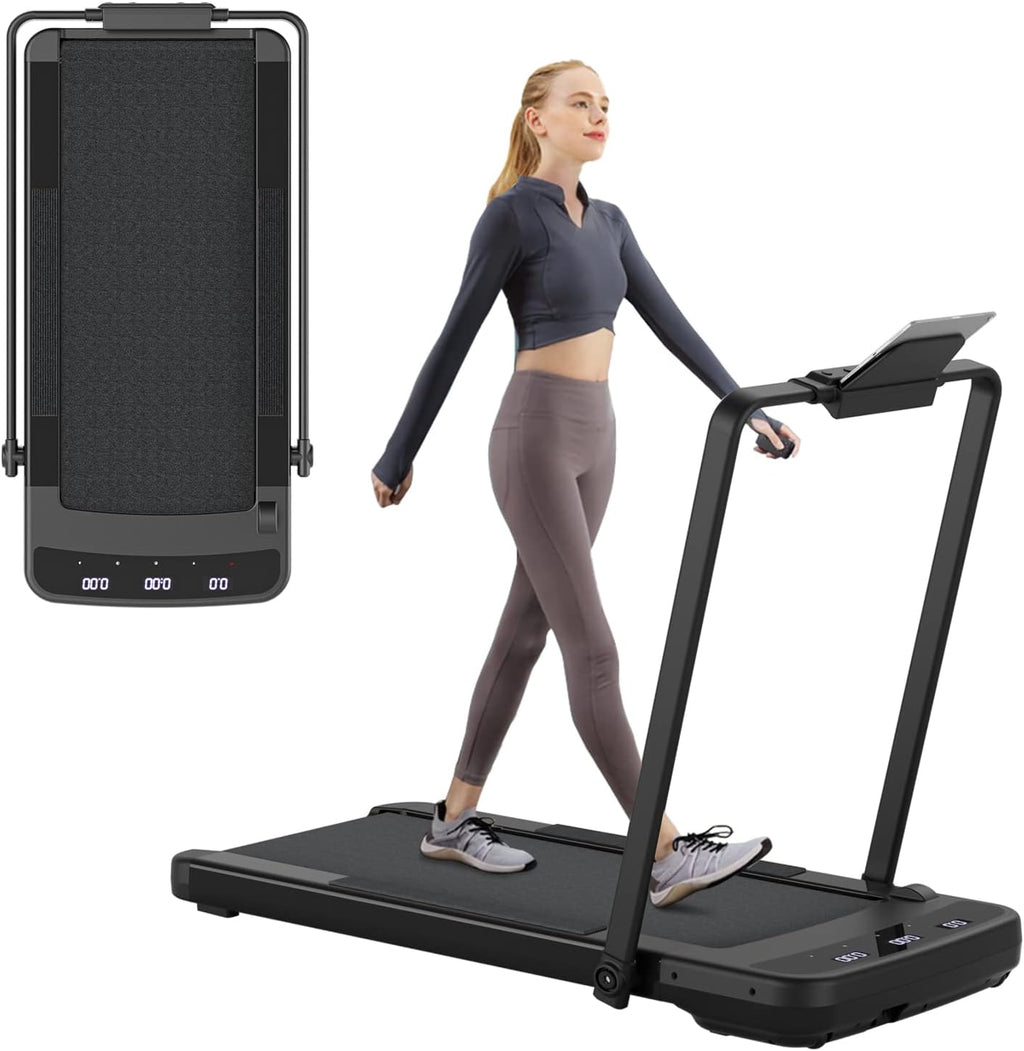 Under Desk 2 in 1 Folding Treadmill Walking Pad Y867225