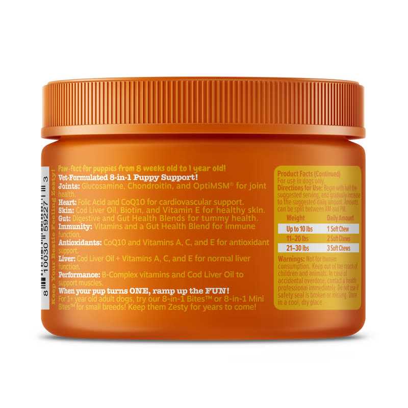 Puppy 8-in-1 Supplement Bites D654