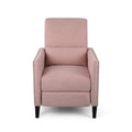 Light Blush Fabric Push Back Recliner U708073
