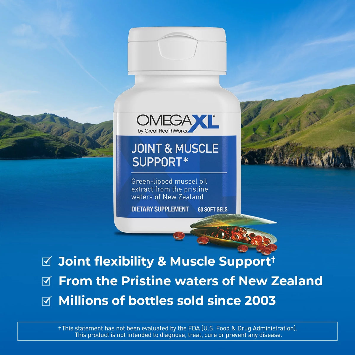Green-Lipped Mussel Oil 60 Softgels N805972