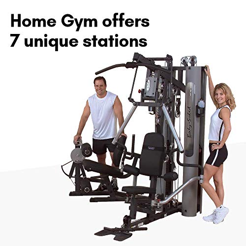 210lbs Multi-Station Gym Machine with Leg and Calf Press Attachment T811