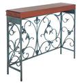 Brown Traditional Console End Table M2159