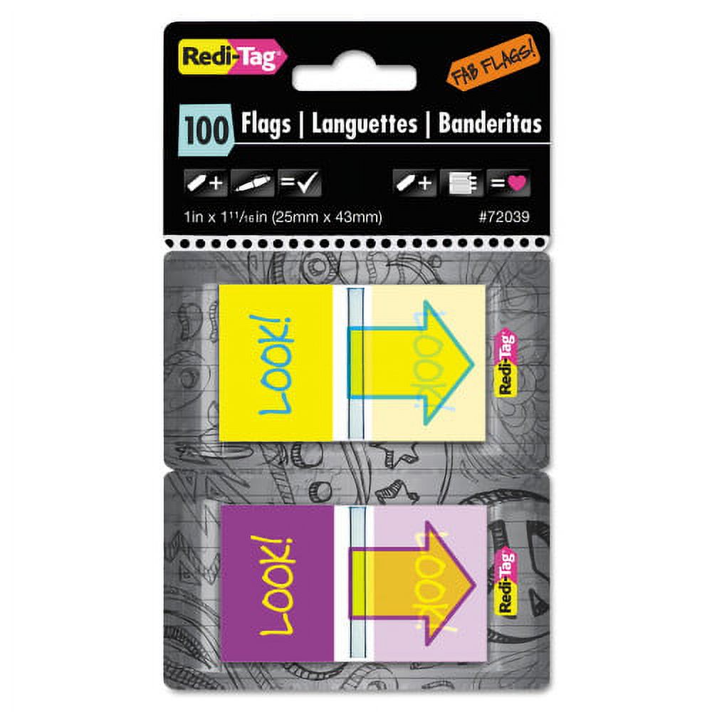 Pop-Up Page Flags with Dispenser, 100/Pack I74700