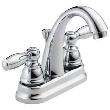 Chrome Two Handle Bathroom Faucet Z395