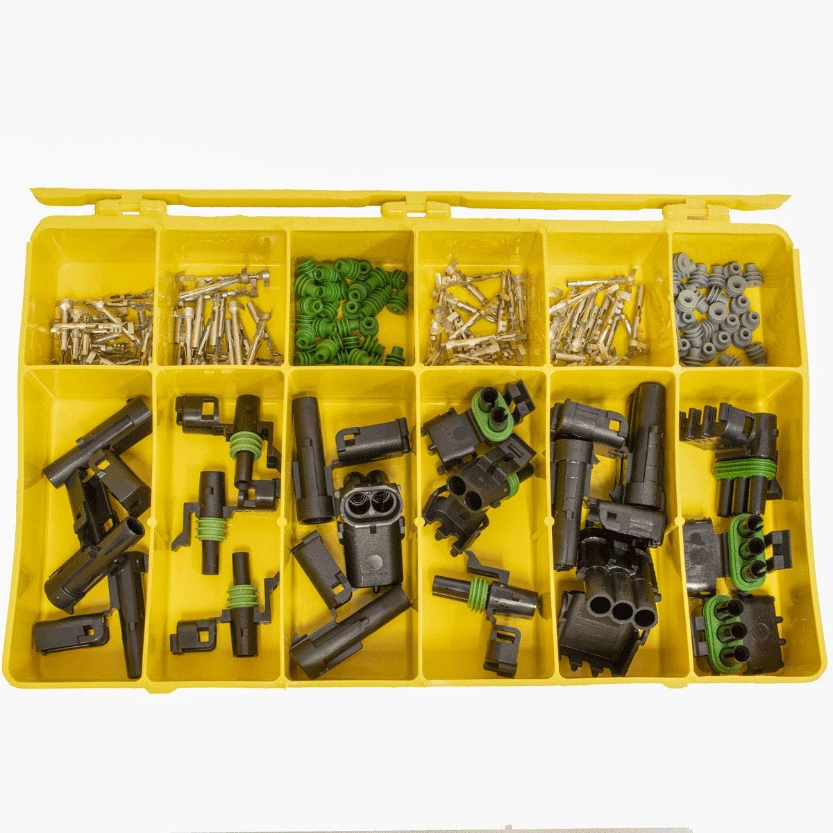 178 Piece Sealed Weatherproof Automotive Electrical Connector Kit H858181