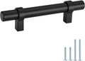 Black 3in Hole Center Solid Cabinet Pulls 10 Pack S111044