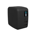 Black PowerCube 10K with Built-in Wall Plug & Car Charger T427988