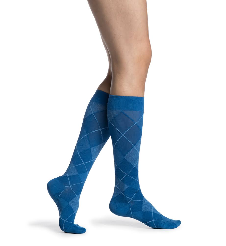 Microfiber Calf High Compression Socks X60488