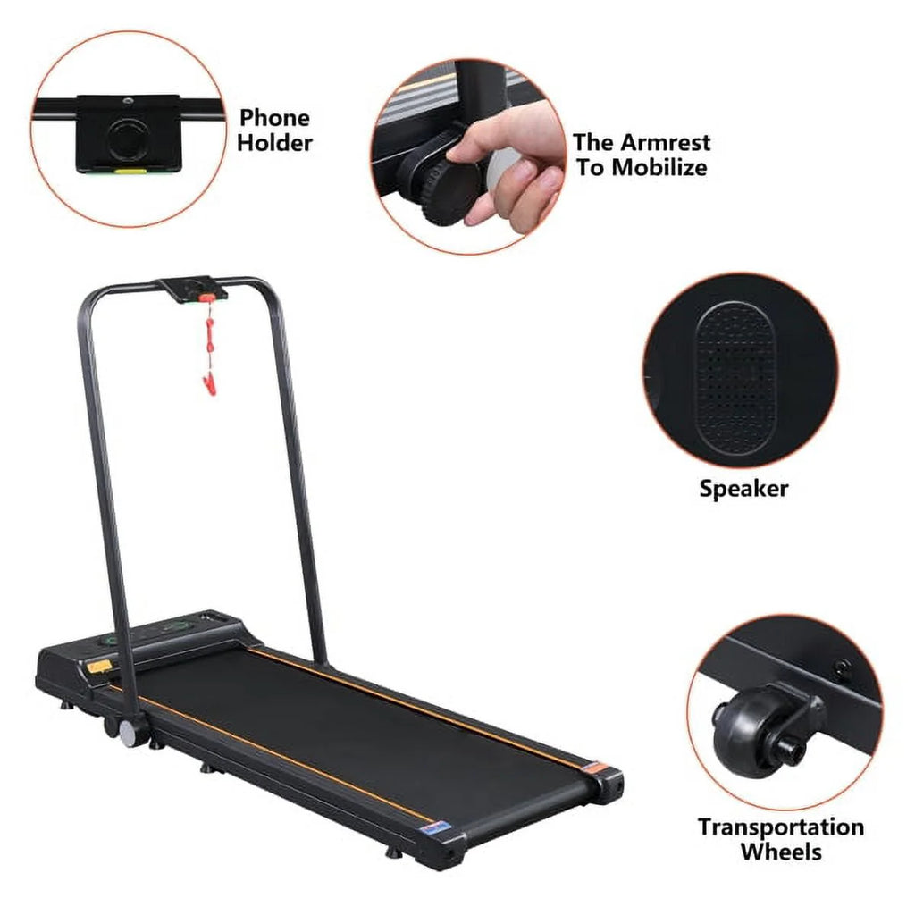 Folding Electric Treadmill with LCD Monitor E307382