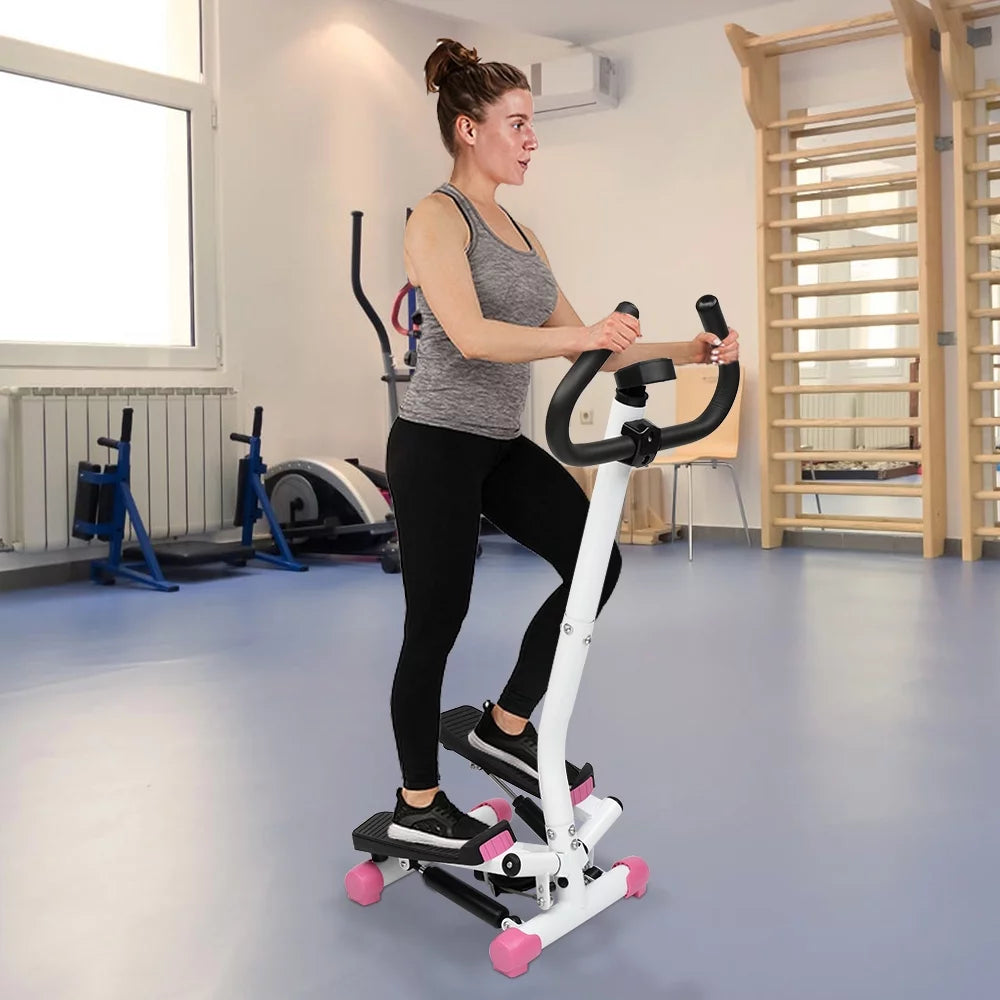 Mini Aerobic Stepper Twist Fitness Machine with Handle E801