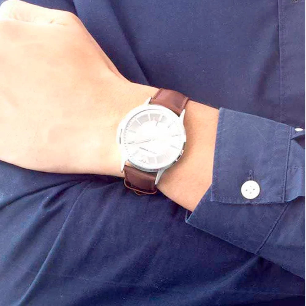 Black Dial Stainless Steel Men's Watch D423834